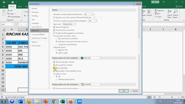 Menampilkan Sheet Excel yang hilang |Show Sheet Tabs in Excel #excel смотреть онлайн