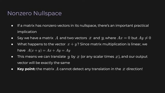 Matrix Properties | Practical Linear Algebra (Lecture 5) смотреть онлайн