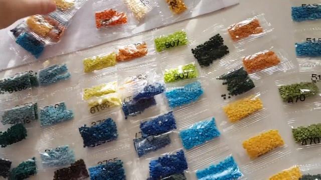 148-Влог/Алмазная мозаика/новая картина/Синица в цветах/