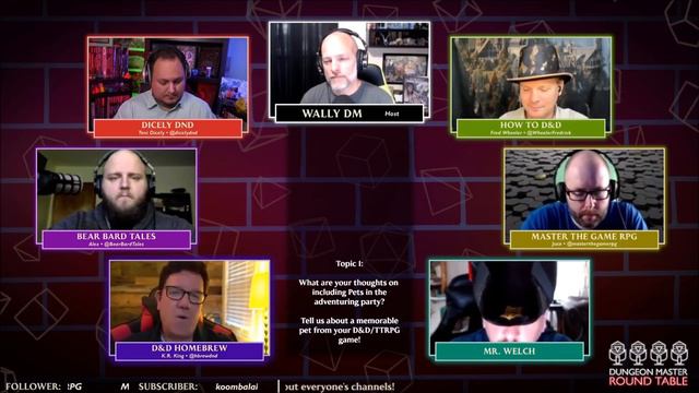 Do you have Pets in your D&D Game? Favorite Pet stories - Dungeon Master Round Table - #DnD Pets смотреть онлайн