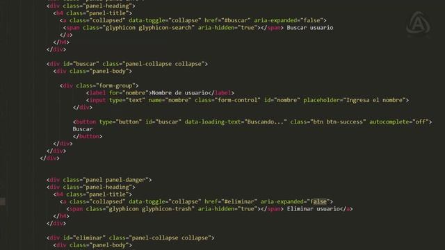 21 Cursos de bootstrap 3.3.1 - Botón de carga acordeón смотреть онлайн