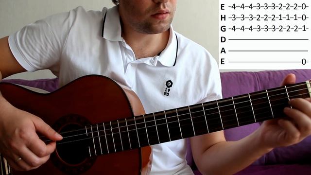 Видеоурок отличного БЛЮЗА НА ГИТАРЕ, разбор шикарного блюза для акустической гитары! смотреть онлайн