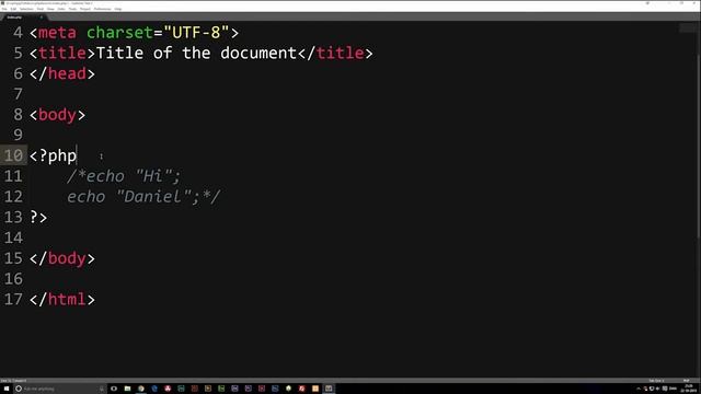 05 How to write comments - PHP Beginners tutorial смотреть онлайн