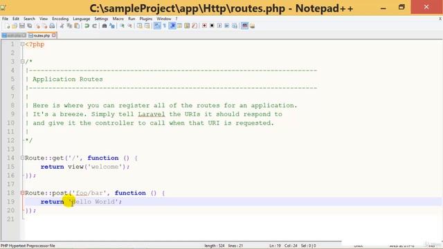 Laravel PHP Framework - Beginners | Routing смотреть онлайн
