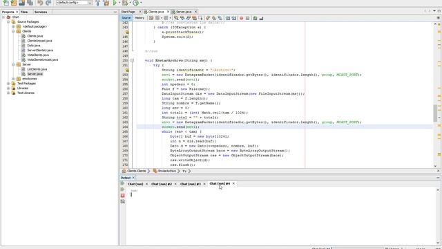 Chat Multicast смотреть онлайн