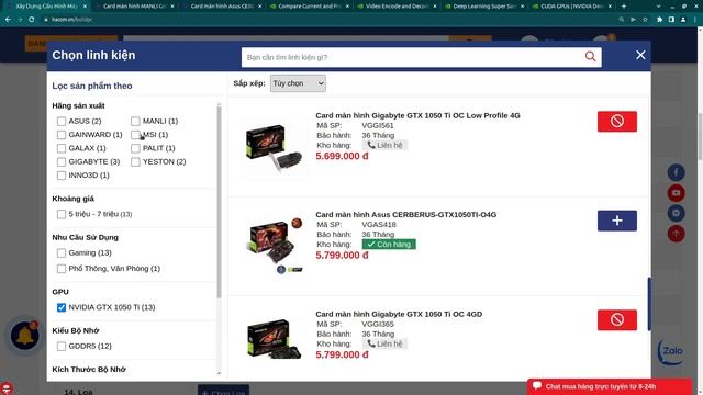 GPU: Vì sao mọi người thích mua NVIDIA hơn AMD? Boring CUDA NVENC смотреть онлайн