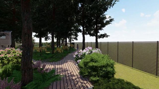 прогулка по саду генплан КП Спасское смотреть онлайн