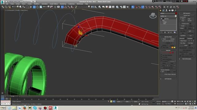 Приёмы моделирования в 3ds Max: телефонный шнур смотреть онлайн