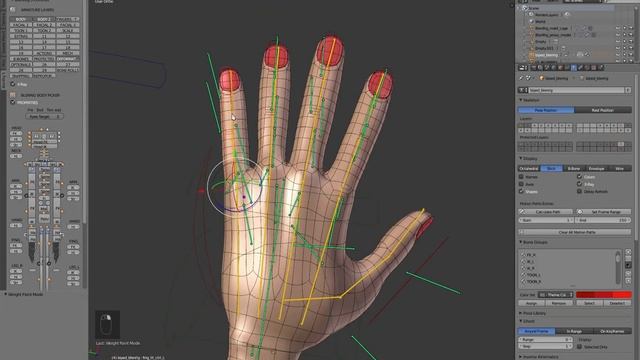 [7/14] Весовая раскраска рук | Полный риггинг персонажа в BLENDER [Blenrig 5] смотреть онлайн