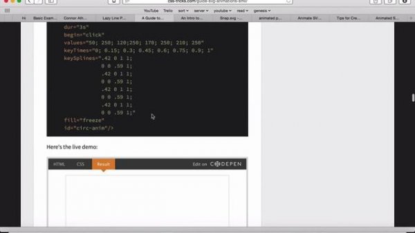 SVG анимации с помощью CSS, JavaScript (Snap.svg) и SMIL