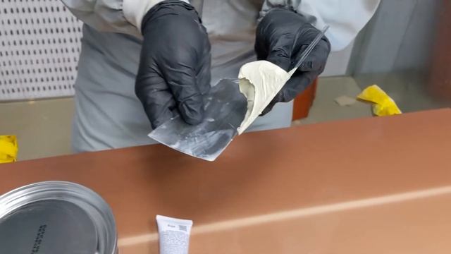 Шпатлевка и отвердитель. Правильные пропорции смешивания. Колормаркет. смотреть онлайн
