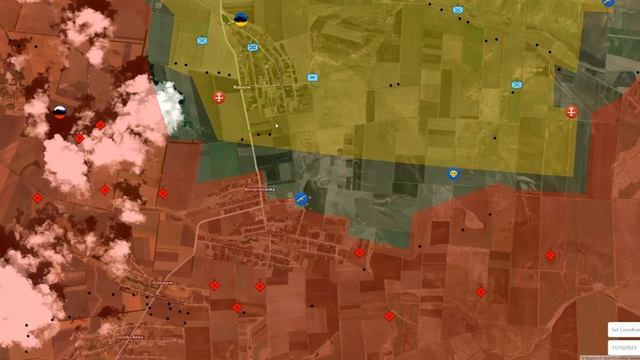 ВС РФ пересекли железную дорогу и вошли в Петровское у Авдеевки 10.11.2023.