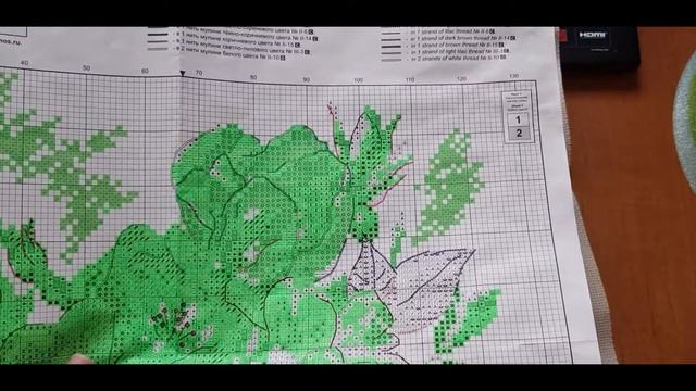 Моё первое видео. РТО "Нежные цветы шиповника". Вышивка крестиком смотреть онлайн