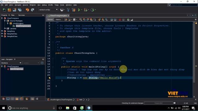 JAVA 21 - CHUỖI TRONG JAVA смотреть онлайн