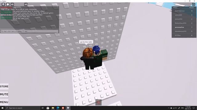 how to do the /e dance2 glitch roblox! смотреть онлайн