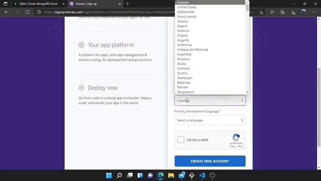 How to deploy Nodejs app in Heroku | How to user MongoDB Atlas server смотреть онлайн