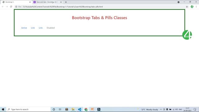 Bootstrap Tutorial In Hindi | Bootstrap 5 Navs And Tabs Classes | Bootstrap 5 Tutorial In Hindi смотреть онлайн