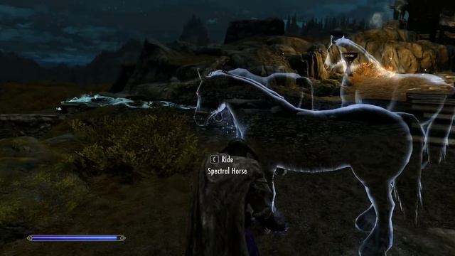 Skyrim Mod Sanctuary 31 : Convienient Oblivious Spectral horses and Mounted Casting смотреть онлайн