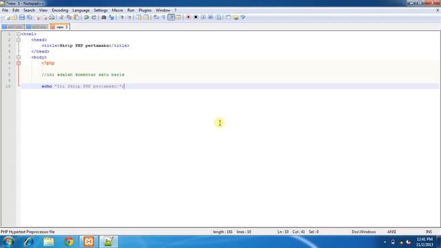 How To Lesson PHP New 2013 / 2014 Part 5 - Give Comments In PHP смотреть онлайн