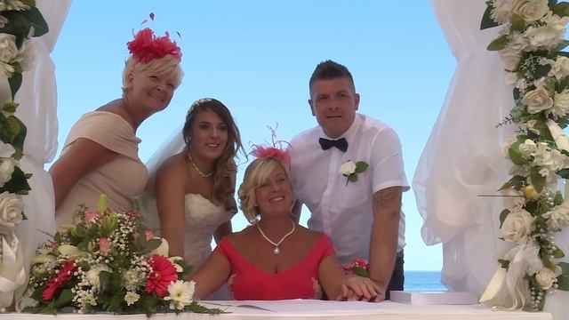 Jonathan &Kylies wedding. Pernera Beach Hotel Cyprus 02.10.2018 смотреть онлайн