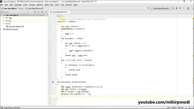 #305 Kotlin Tutorial | Generic class with Wildcard смотреть онлайн