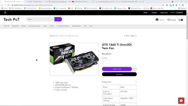 Graphics Card Prices ,Gtx 1660 super ,1660 Ti Price in INDIA 2021 смотреть онлайн