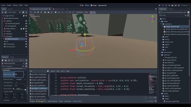 Outline Shader in Godot 4 смотреть онлайн