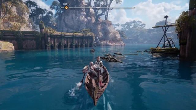 God of War Ragnarök Mission Boat to Durlin's office смотреть онлайн