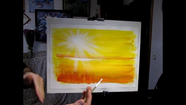 Мастер Класс. Гуашь. ОНЛАЙН УРОК. ОРАНЖЕВАЯ ОСЕНЬ смотреть онлайн