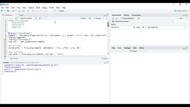 BiPlot Analysis using RStudio | Easy tutorial | Urdu/Hindi | By Dr Rashid M Rana смотреть онлайн