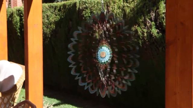 12" Mandala Flower Wind Spinner смотреть онлайн