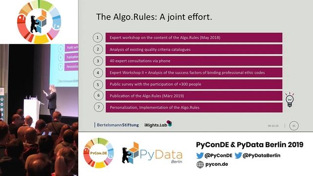 Carla Hustedt: Algo.Rules - How do we get the ethics into the code? | PyData Berlin 2019 смотреть онлайн