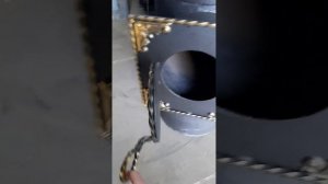 Печь банная из 530-й трубы "ВЕРТИКАЛКА".  Сделали по заказу на  Переславль-Залесский