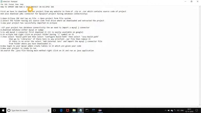 How to Import and Run a java project in Eclipse Ide with Database? смотреть онлайн
