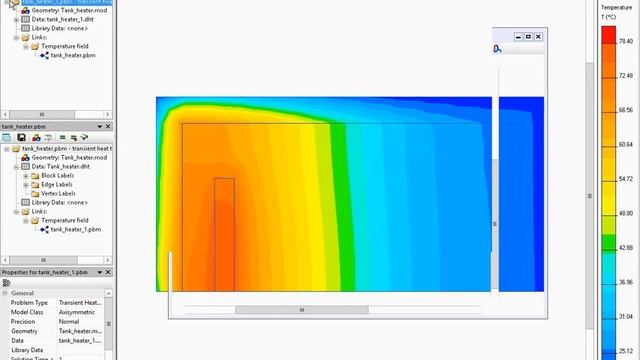 Water Heater control system simulation with QuickField and Labview. Webinar fragment. смотреть онлайн