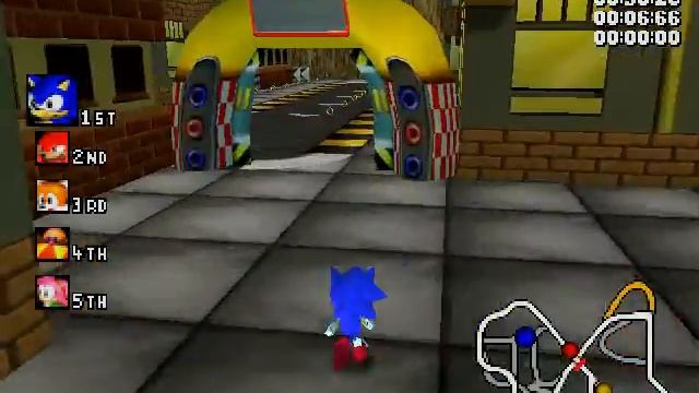 Прохождение Sonic R #2 Radical City смотреть онлайн
