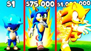 ПРОКАЧАЛ СОНИКА ЗА $1 ДО СОНИКА ЗА $1.000.000 В ГТА 5 МОДЫ! ЭВОЛЮЦИЯ ГЕРОЕВ ОБЗОР МОДА GTA 5 MODS