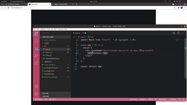 ReactJS ile Twitter Klonu Yapıyoruz Part 2 - Layout смотреть онлайн