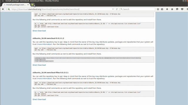 Ubuntu Server 16 04 LTS Owncloud Setup смотреть онлайн