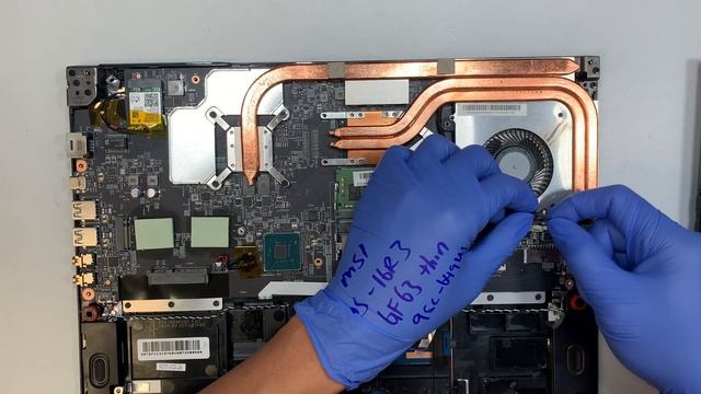 MSI GF63 Thin 9SC 649 MS-16R3 Tear Down Disassemble смотреть онлайн