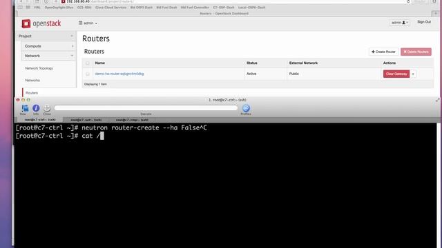 OpenStack Juno L3 HA Demo смотреть онлайн
