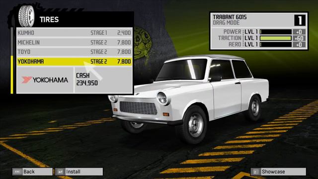 Need for Speed Pro Street - Pepega Edition Trabant What? - (Pc version) смотреть онлайн