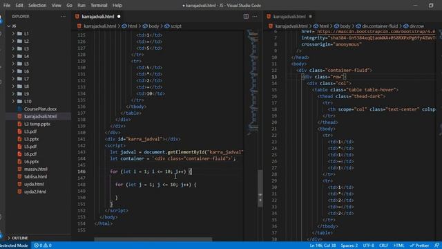 Javascript dasturlash tili: 19 - Loop Mashq 4 - Karra jadvali смотреть онлайн