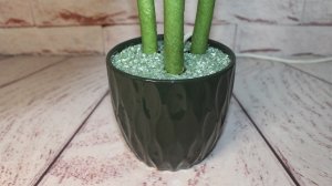 Как залить керамический горшок(кашпо) гипсом для цветов, светильников из изолона, чтоб он не треснул