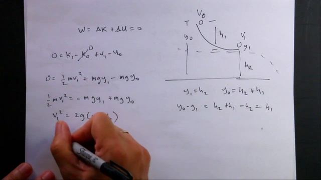 Physics Problem: A ball rolls down a ramp and launches onto the floor. How far? смотреть онлайн