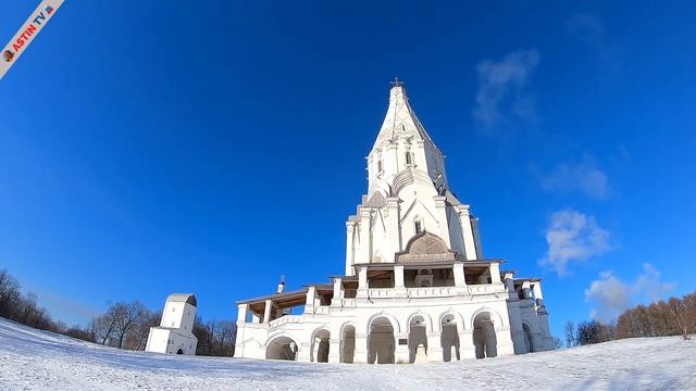 Москва. Музей-заповедник “Коломенское". Зимняя прогулка. смотреть онлайн