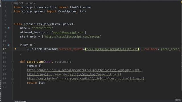 10. Project #3 Building Crawlers with Scrapy 1. Crawler - Rules смотреть онлайн