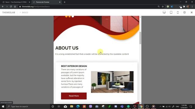 Basco : Free Bootstrap 4 HTML5 Agency Website Template смотреть онлайн