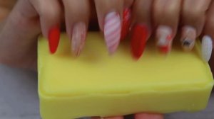 АСМР Мыло ЛИМОННОЕ Таппинг ногтями Резка  | ASMR Dry SOAP cutting Tapping 100% TINGLES