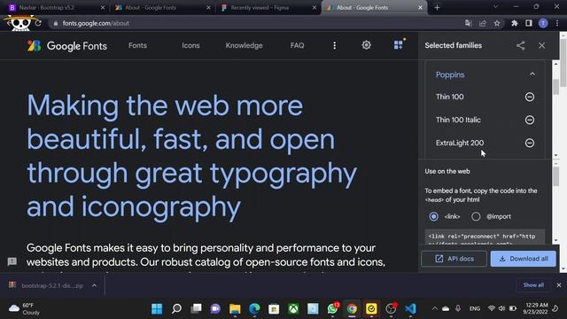 Part 1 Tutorial slicing Navbar Design Figma to Bootstrap Css смотреть онлайн